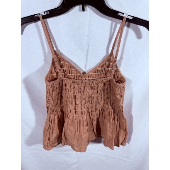 SHEIN Small‎ Boho Festival brown Strap Elastic Top - Picture 3 of 6